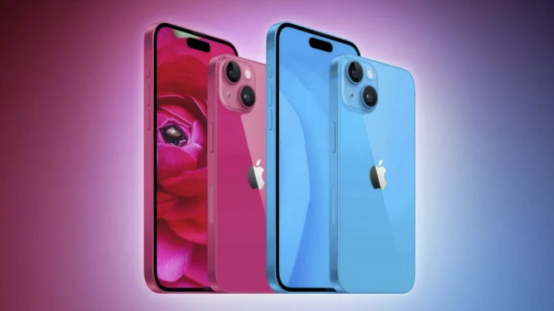 아이폰 15 핑크 블루 색상